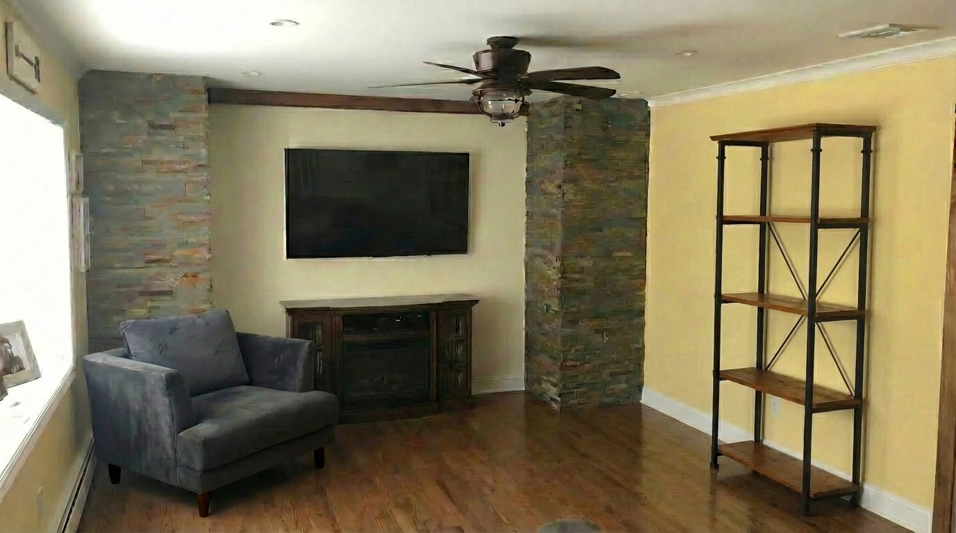 Rustic Industrial Living Room